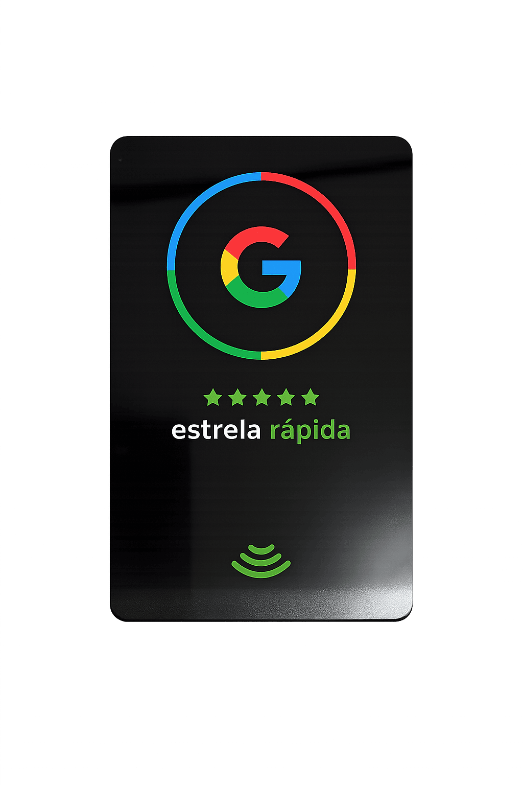 Cartão NFC Estrela Rápida — pronto para uso